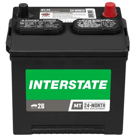 POLARIS RZR 1000 & RZR TURBO S INTERSTATE BATTERY Group Size 26