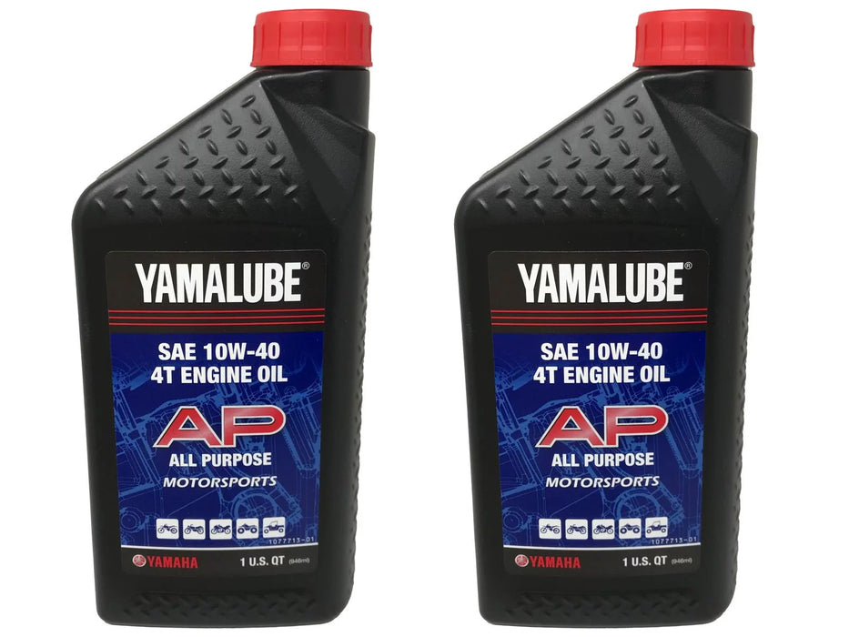 Yamaha YFZ450 Sport ATV Oil Change Kit Yamalube 10W-40 AP LUB-10W40-AP-12