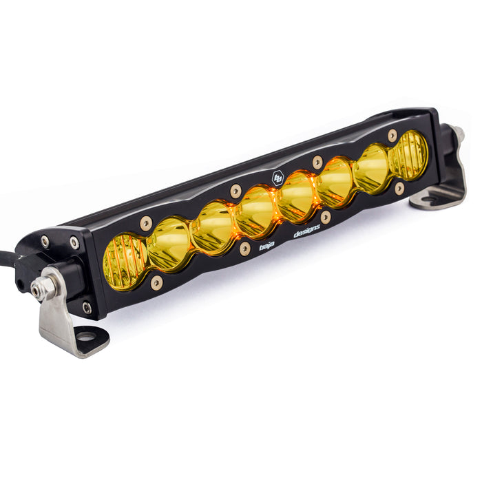 S8 Straight LED Light Bar - Universal SKU: 701013 DRIVE COMBO & AMBER 10 INCH