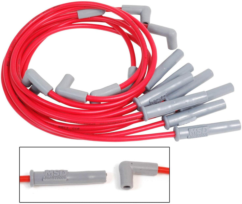 MSD 8.5mm Super Conductor Spark Plug Wire Sets # 31239 Universal, L8/V8, Set