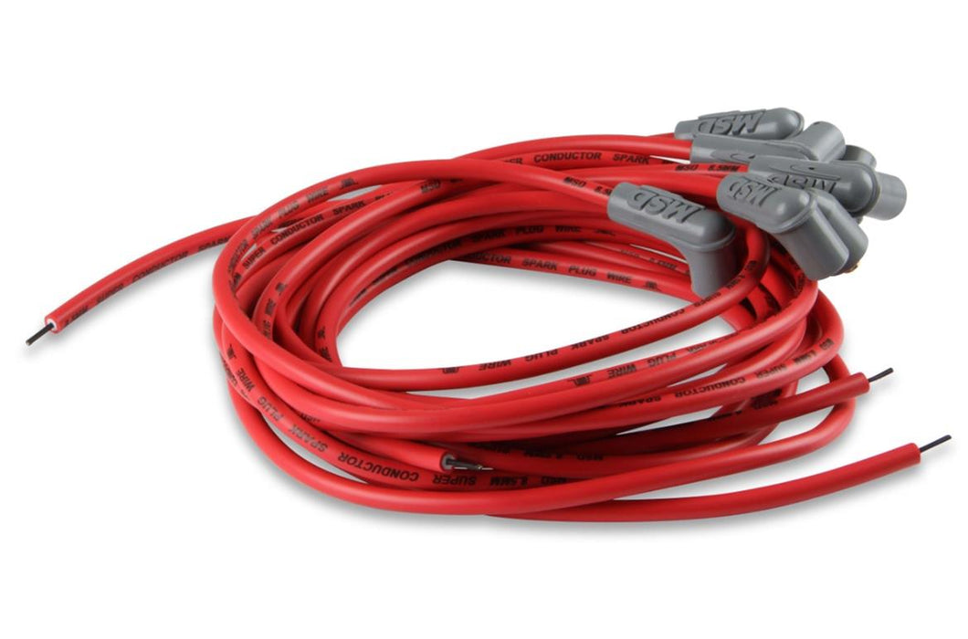 MSD 8.5mm Super Conductor Spark Plug Wire Sets # 31239 Universal, L8/V8, Set