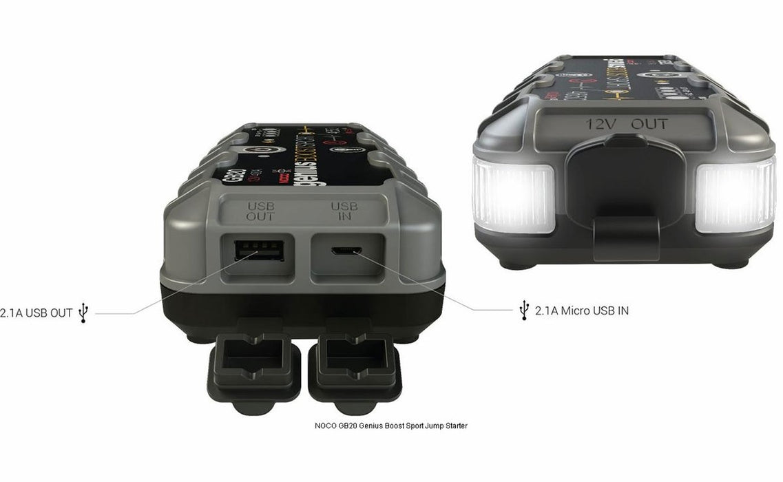 UTV Battery Jump Pack by Genius - GB20 400AMP