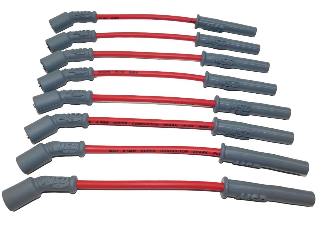 MSD 8.5mm Super Conductor Spark Plug Wire Sets 32829 LS