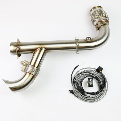 X3 “SHOCKER” ELECTRIC SIDE DUMP RACE BYPASS PIPE Evolution Powersports EVO.